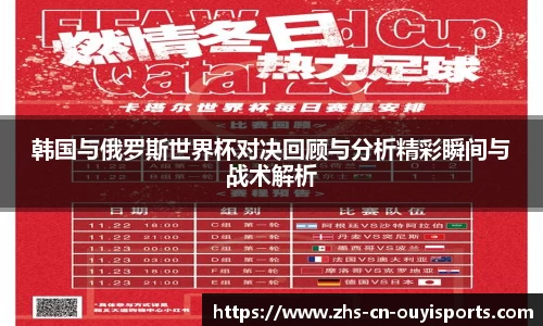 韩国与俄罗斯世界杯对决回顾与分析精彩瞬间与战术解析
